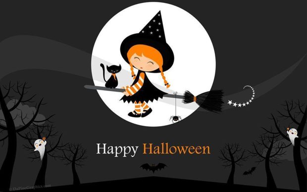 Pretty Halloween Wallpaper HD Free download.