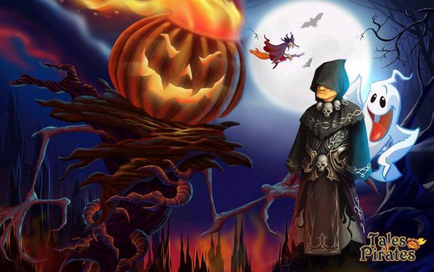 Pretty Halloween Wallpaper for Desktop.