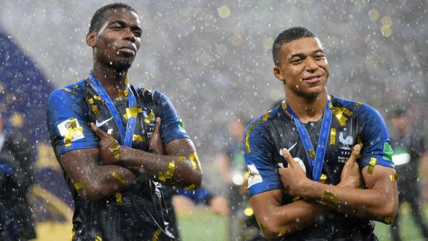 Profile of France golden boys Paul Pogba and Kylian Mbappe.