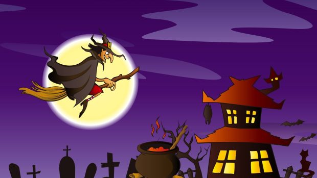 Purple Halloween Backgrounds Desktop.