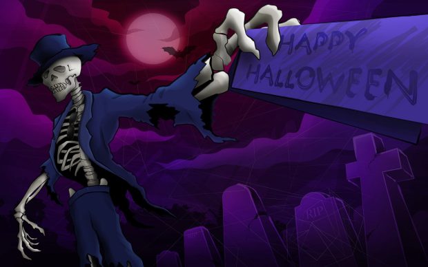 Purple Halloween Backgrounds for PC.