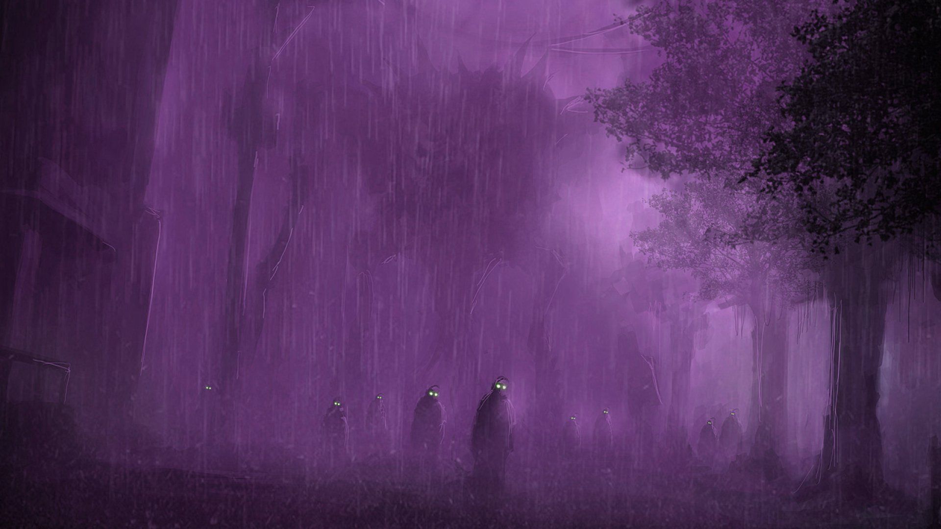 Purple Halloween Backgrounds HD for PC 