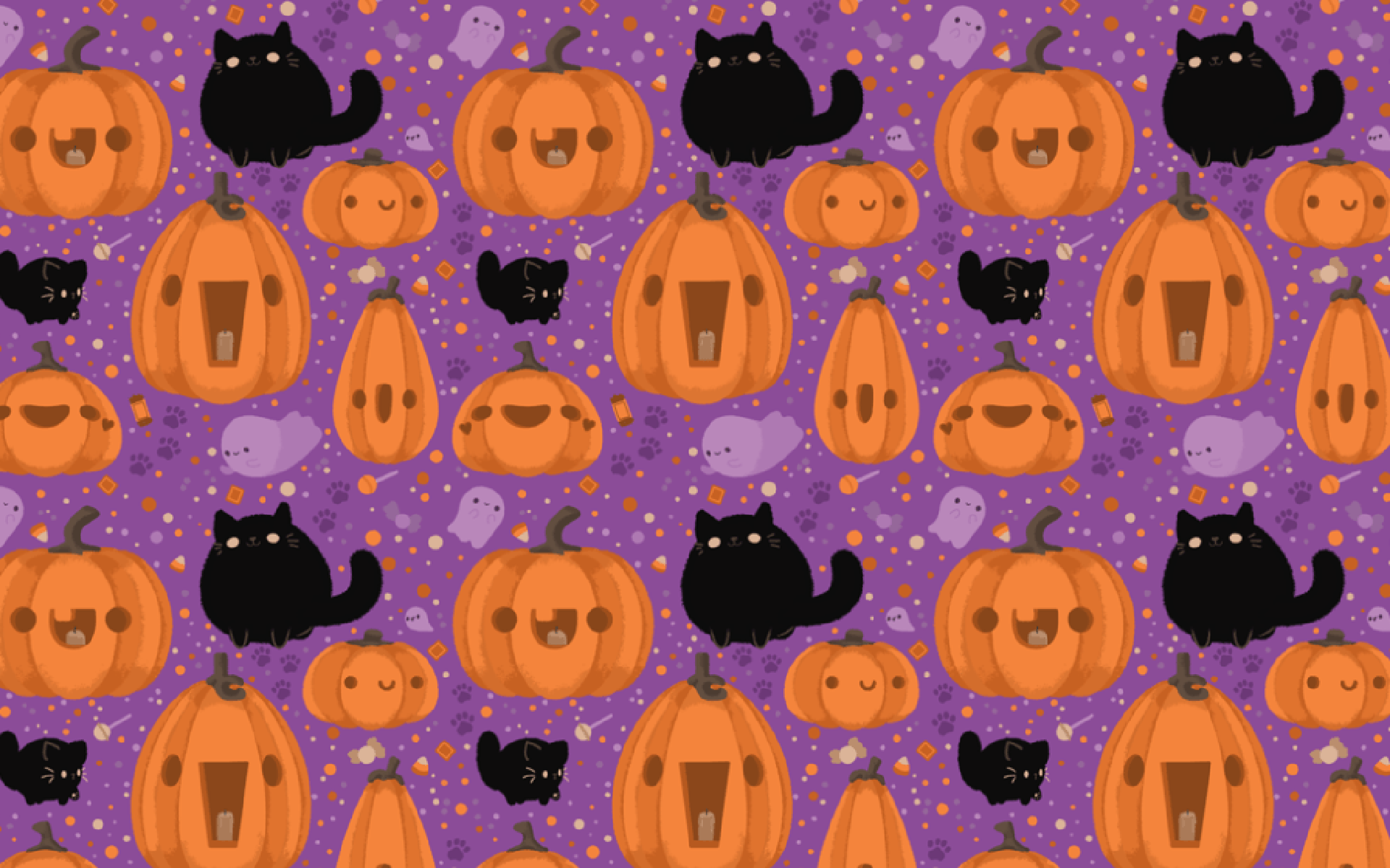 Download Purple Halloween Wallpapers HD ...
