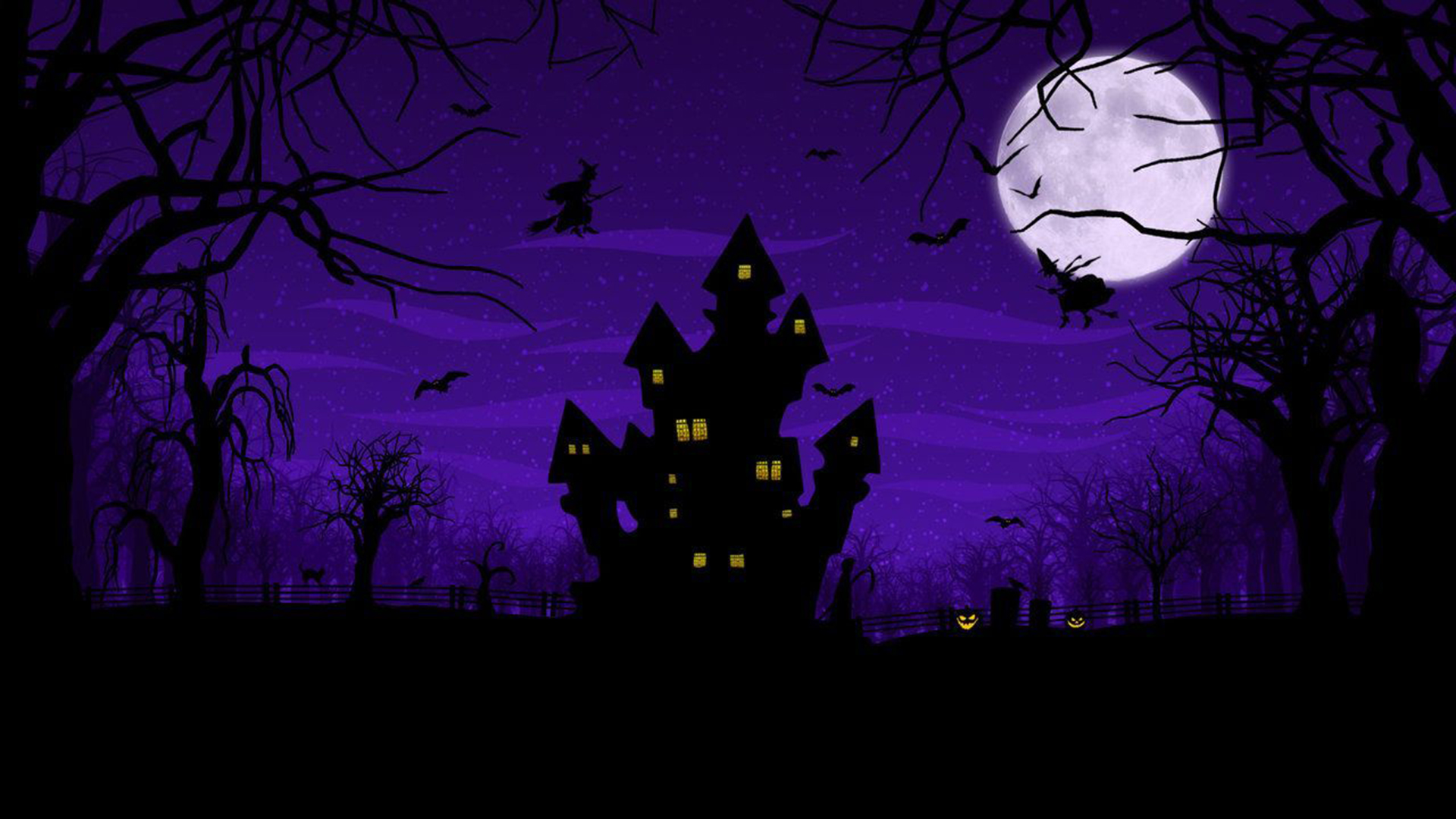 Halloween Cartoon Purple Mobile Wallpaper Background Wallpaper Image For  Free Download  Pngtree