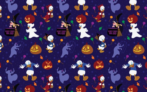 Purple Halloween Wallpaper for Kids.