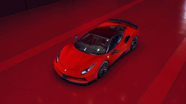 Red 4K Ferrari Wallpaper HD.