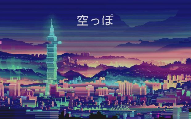 Retro 80s Aesthetic Wallpaper for Windows.