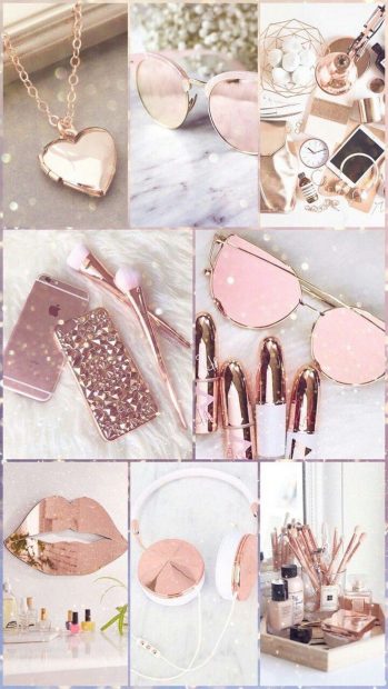Rose Gold Aesthetic Picture iPhone.