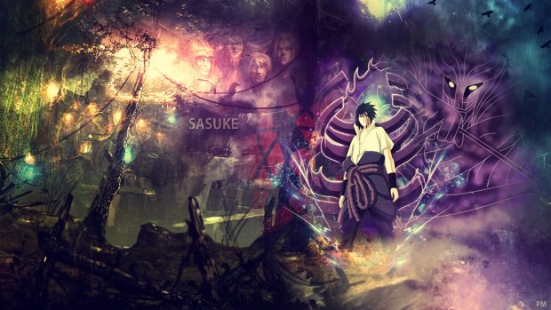 Sasuke Cool Background.