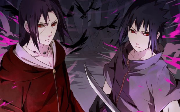 Sasuke Cool Desktop Background.