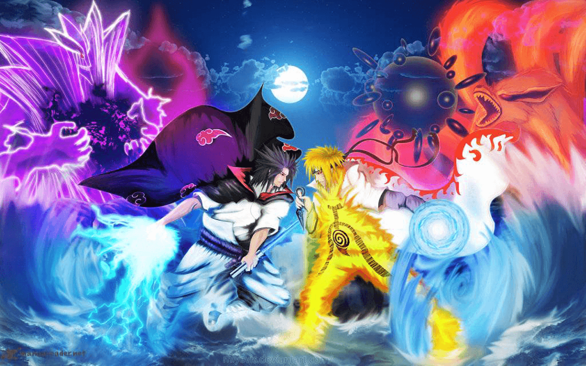 Naruto Shippuden  Sasuke Uchiha Death Rain 2K wallpaper download