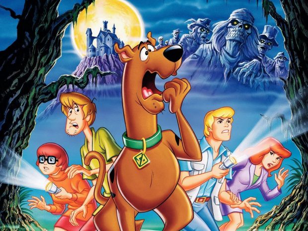 Scooby Doo Halloween Desktop Background.