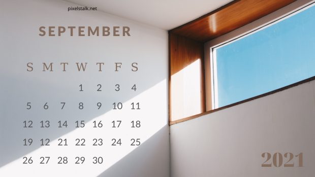 September 2021 Calendar Wallpaper.