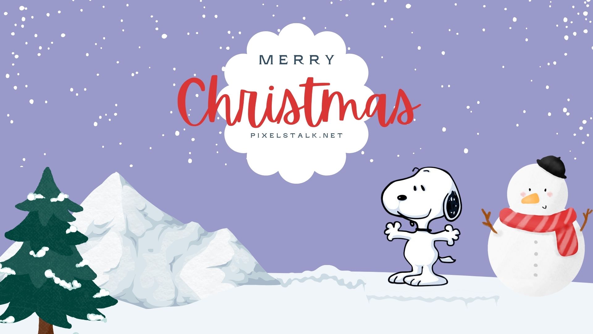 Snoopy Christmas Wallpapers Free Download - PixelsTalk.Net
