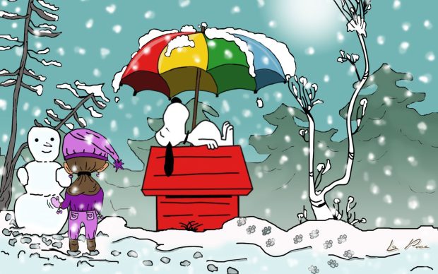 Snoopy Christmas Wallpaper for PC.