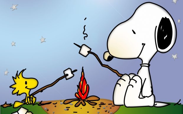 Snoopy Fall Photo.