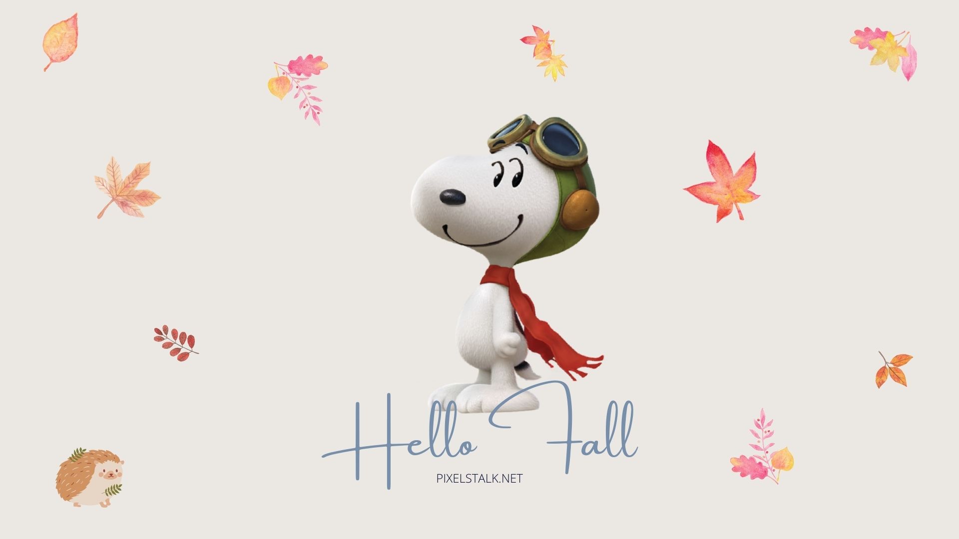 Snoopy Fall Desktop Wallpapers Pixelstalk Net