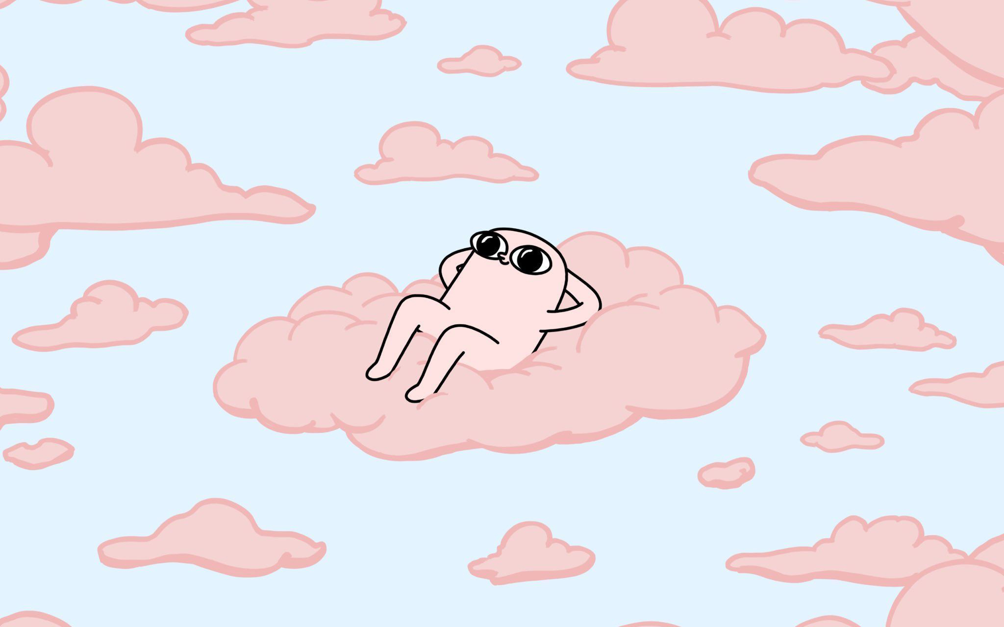 wallpaper iphone   Soft wallpaper aesthetic pastel pink  Facebook