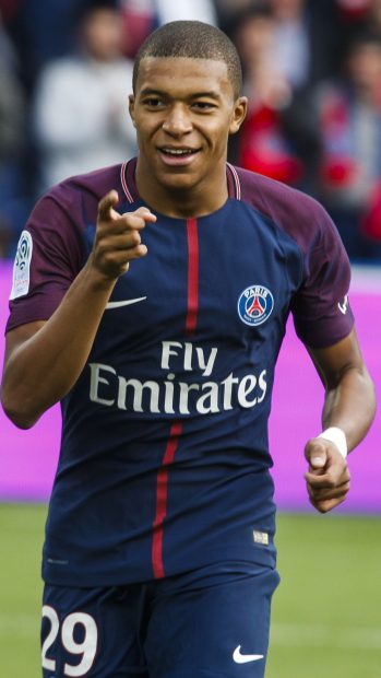 Sports Kylian Mbappé mobile Wallpaper.