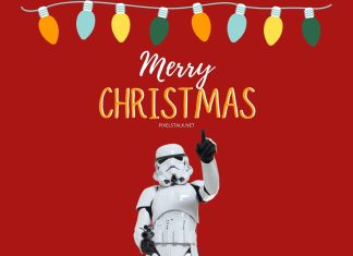 Star Wars Christmas Wallpaper for Desktop.