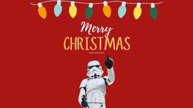 Star Wars Christmas Wallpaper for Desktop.