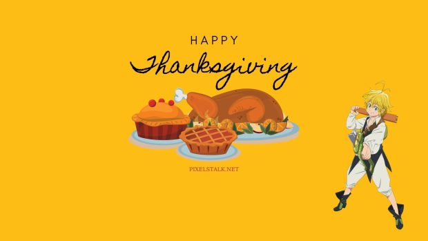 Thanksgiving Anime wallpaper free download.