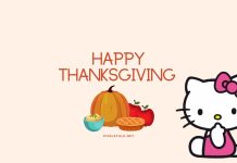 Thanksgiving Hello Kitty wallpaper.