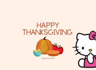 Thanksgiving Hello Kitty wallpaper.