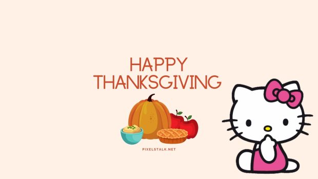 Thanksgiving Hello Kitty wallpaper.