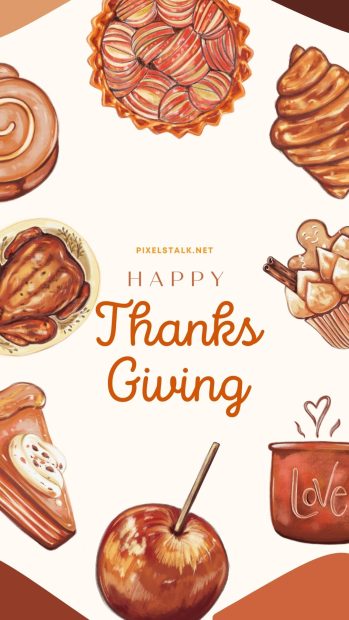 Thanksgiving iphone aesthetic wallpaper.