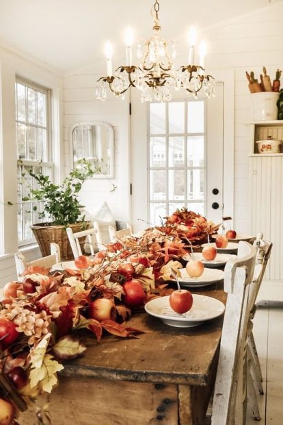 Thanksgiving table setting Thanksgiving aesthetic.