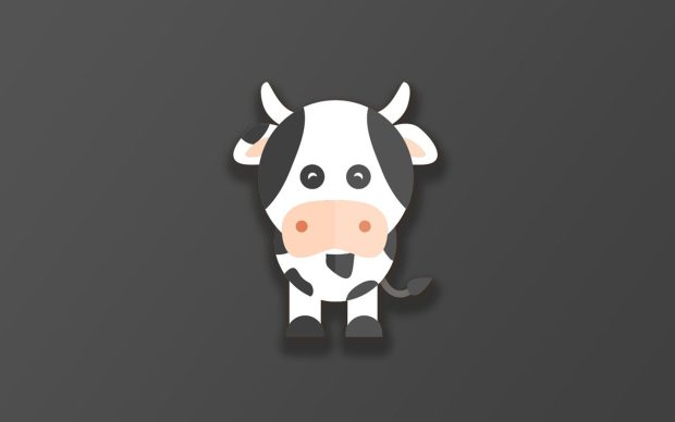 The best Cute Cow Background.