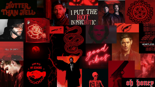 The best Red and Black Aesthetic Background.