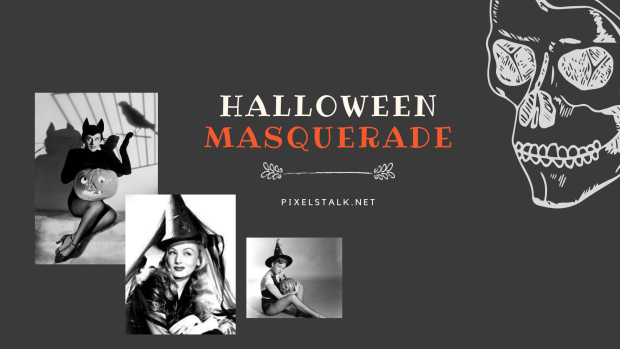 Vintage dark halloween wallpaper.