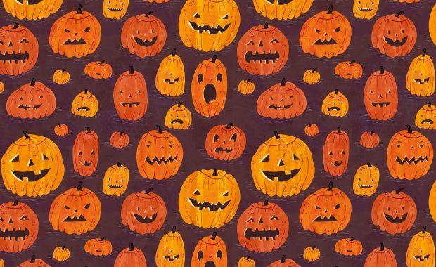 Wallpaper Cute Pumpkin.