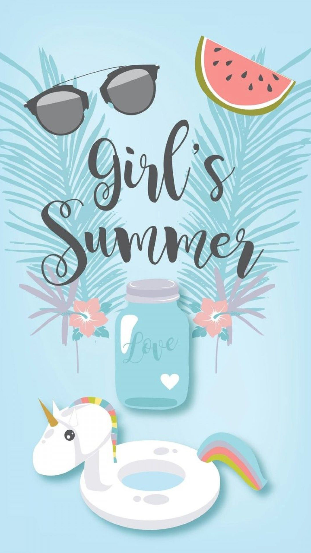July 2019 Summer Drinks Calendar Wallpaper  Sarah Hearts