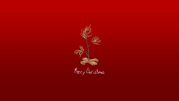 Wallpaper Minimalism Christmas.