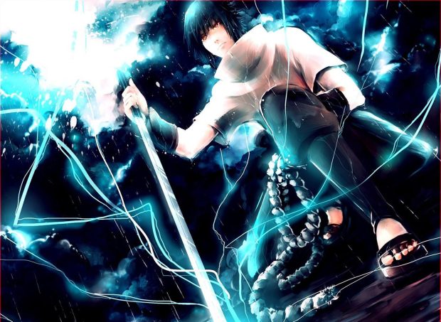 Wallpaper Sasuke Cool.