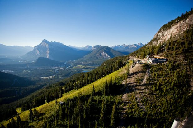 Wallpapers Banff National Park Mount Norquay Mountains Canada.