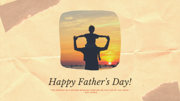Warm Fathers Day Social Media Graphics Wallpaper.