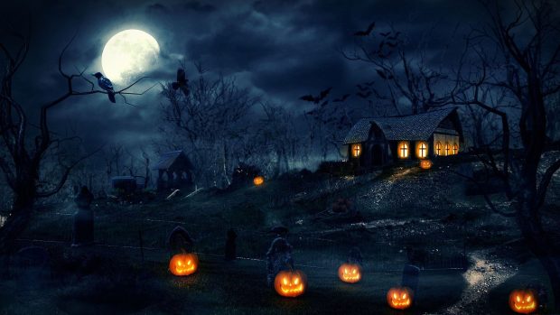 Widescreen Halloween Wallpaper 1920x1080.