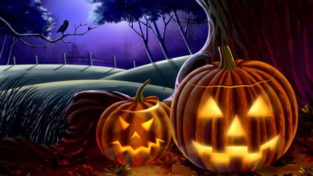 Widescreen Halloween Wallpaper Computer.