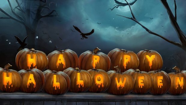 Widescreen Halloween Wallpaper HD Free download.