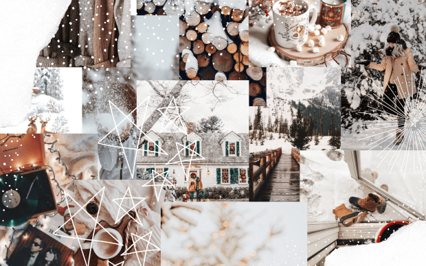 Winter Aesthetic Wallpaper for Desktop.