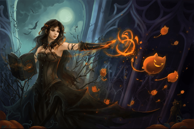 Witch Halloween Image.