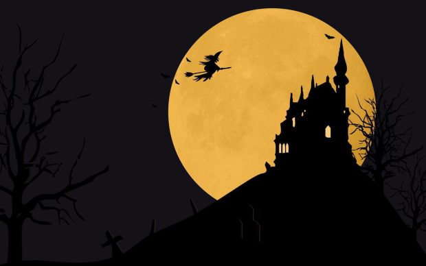 Witch Halloween Wallpaper Computer.