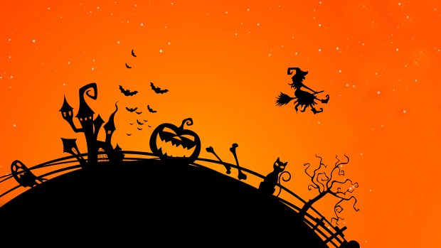 Witch Halloween Wallpaper HD for Desktop.