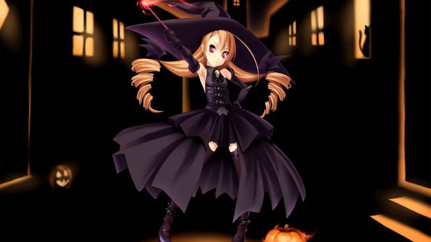 Witch Halloween Wallpaper for PC.
