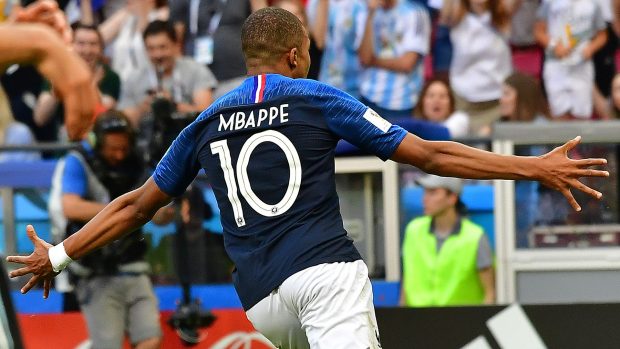 World Cup 2018 France forward Kylian Mbappe.