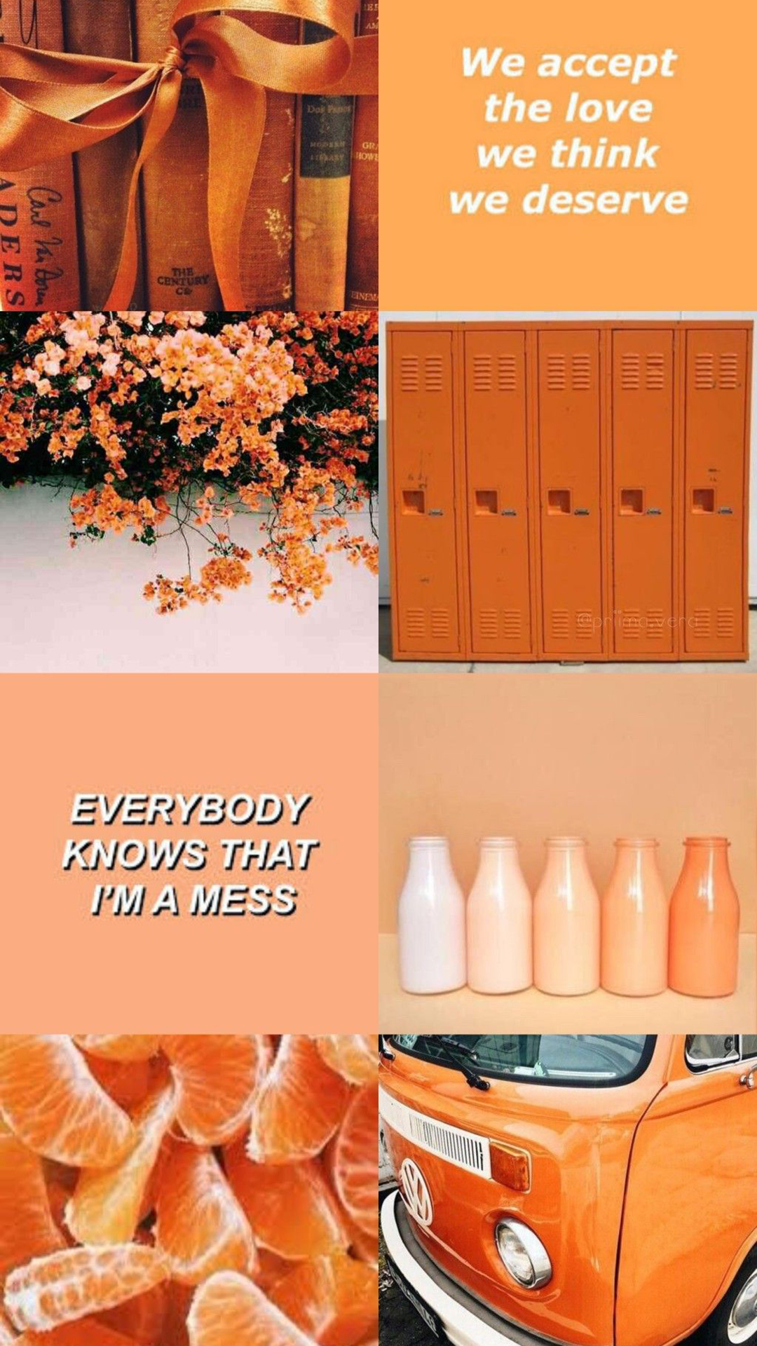 Orange Aesthetic Wallpaper  NawPic